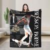 Benson Boone Tour Blankets  Flannel Novelty Warm Throw Blanket for Bed Sofa Textile Decor