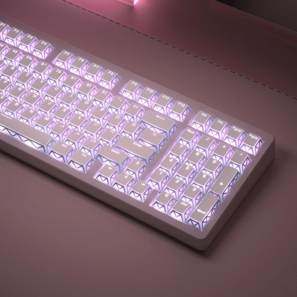 ZORNHER West Royal Выключатели OEM Профиль Колпачки для клавиш PBT Дизайн с полым вырезом Универсальная совместимость для переключателей типа "крест"