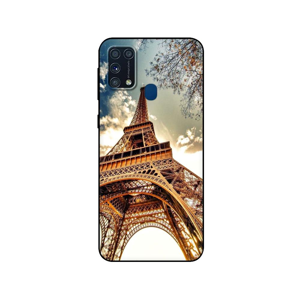Чехол для Samsung Galaxy M31, задняя крышка для Samsung M31, 4G, чехол для телефона GalaxyM31 M 31 m315, силиконовый черный чехол из ТПУ