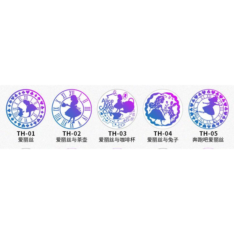 Ретро-печать из сургуча, набор для анимационного сериала, гравированная латунная глава, диаметр 2,5-3 см, набор печатей, старинная сургучная печать