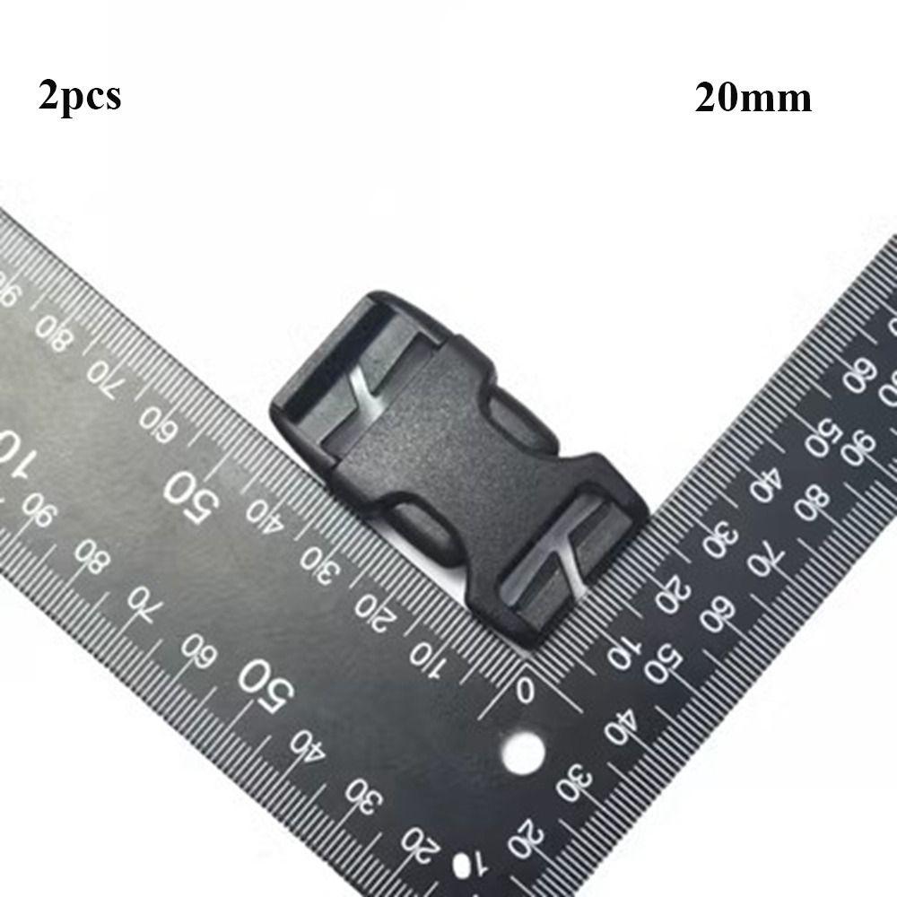 2pcs 5 Colors Side Release Buckle Plastic Camp Bag Parts Hot sale Curved Buckles  Outdoor Tools