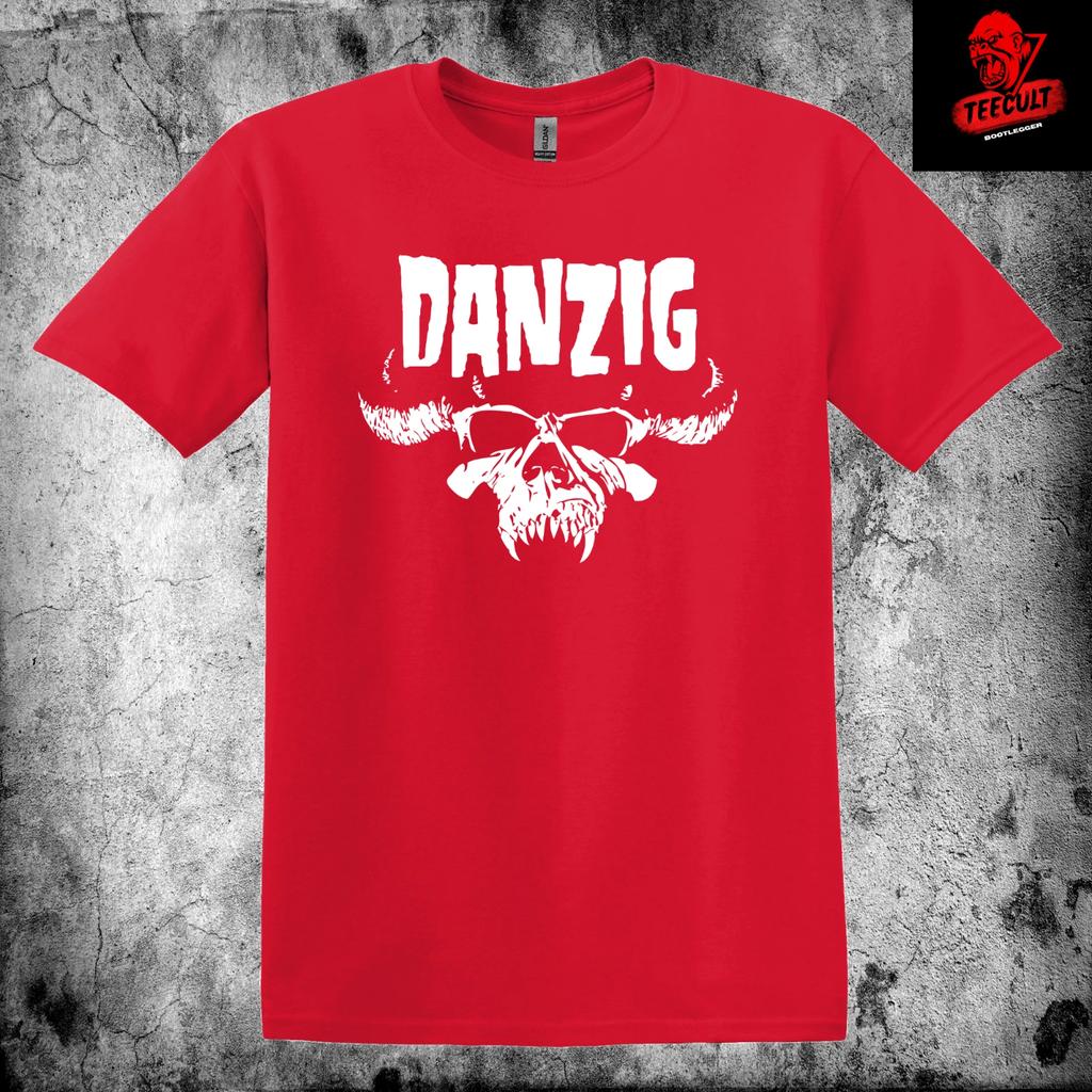 Men's and Women's T-shirts DANZIG Heavy Metal Rock Band Unisex Cotton Premium