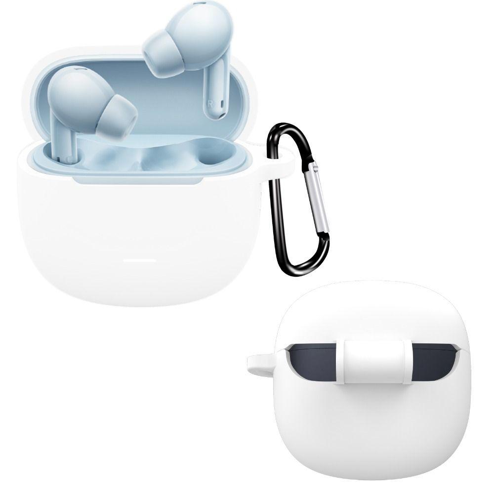 Силиконовый защитный чехол, противоударный протектор для наушников, аксессуары с крючком, защита от царапин, чехол-накладка для Redmi Buds 6 lite