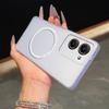 Магнитный Полупрозрачный Матовый Чехол для Телефона для Vivo Y28s 5G, Y18, Y18s, Y03, Y03t Мягкий ТПУ Ударопрочный Чехол