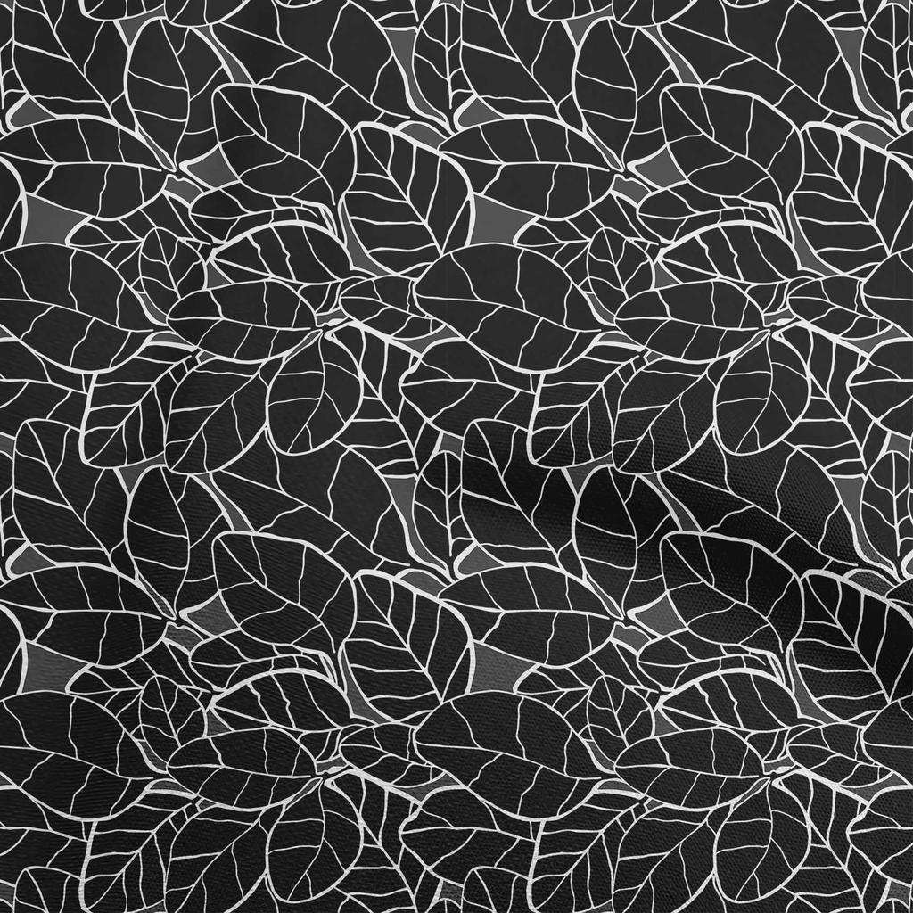 oneOone Cotton Flex Green Fabric Abstract Leaf Quilting Supplies Print Sewing Fabric By The Yard 40 Inch