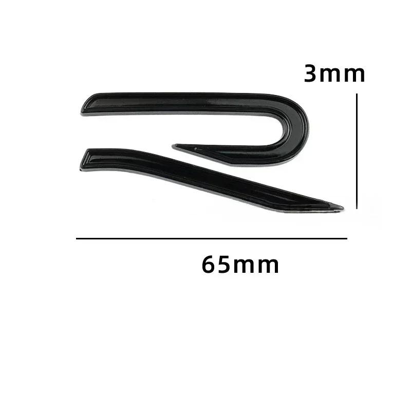 RUNTB1 Metal Car Decals for Volkswagen VW R Line Golf 8 Beetle Scirocco Passat Sharan Tiguan Jetta Trunk Sticker Fender Side Badge