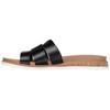 Bobs Desert Kiss Low - Пиковый вид Удобные Мягкие Шлепанцы Женские сандалии Черный Коричневый 114707-BLK
