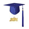 Поздравляю выпускника, выпускной, шапочка-капитан 2024 года, атрибутика для выпускного, унисекс, университетская академическая шляпа