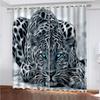 Шторы для гостиной, очень длинные, 3D, с изображением животных, свирепого леопарда, затемняющие шторы, шторы для комнаты, окна спальни, шторы для балкона