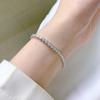 Women's Diamond Bracelet High Carbon Diamond Full Diamond Bracelet NIS 3mm Row Diamond Chain