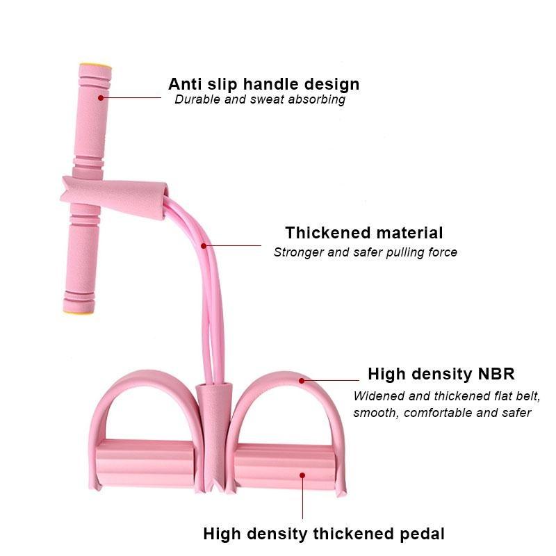 6 трубок/4 трубки, съемник педали, натяжная веревка, тренажер для брюшного пресса, эластичная веревка для фитнеса, тянущая веревка для сидения, домашний тренажерный зал, спортивное тренировочное оборудование