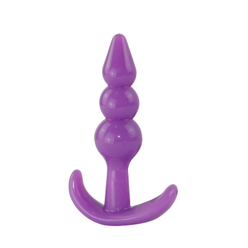 Adult Anal Bead Plugs 18-Year-Old Adult Sex Toys Unisex Silicone Anal Plugs