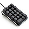 Цифровая клавиатура Механическая проводная цифровая клавиатура 21 клавиша Цифровая клавиатура с подсветкой 50 миллионов нажатий Высокая прочность USB-подключение Черные окна