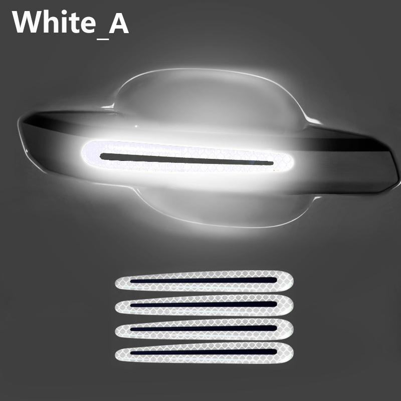 Doofoto 3D Автомобильная светоотражающая наклейка, лента, отражатель, крыло, предупреждающая полоса бампера, дверная ручка, чаша, крышка, автомобильные внешние аксессуары