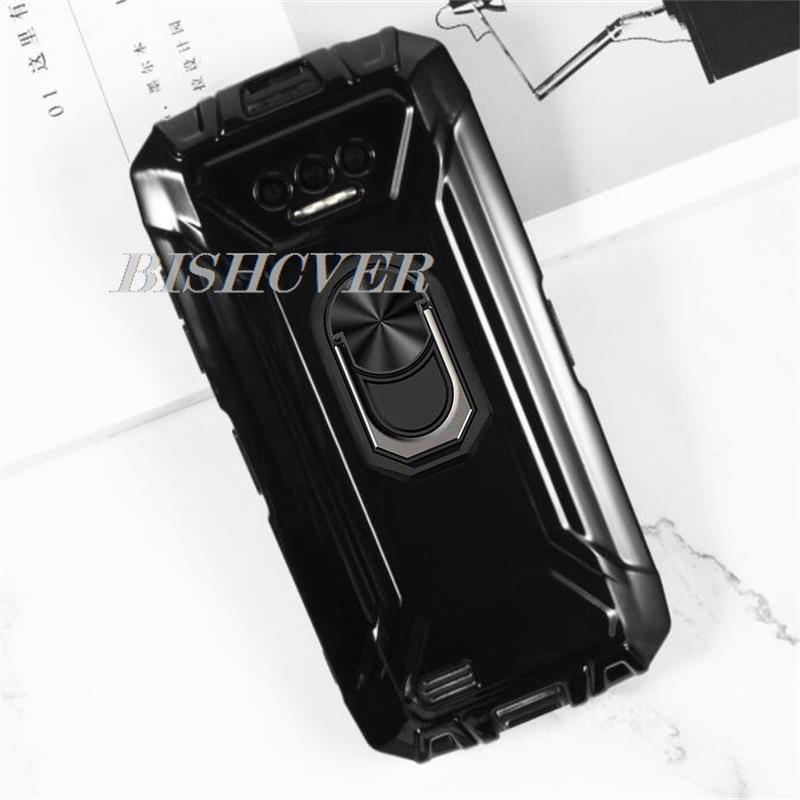 For Doogee S41T S41 Plus Max Pro S41Plus S41Pro 5.45" Back Ring Holder Bracket Phone Case Smartphone TPU Soft Silicone Cover