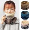 Coldproof Knitted Ring Scarf Warm Wrap Neck Scarves Fashion Thicken Plush Scarf  Winter Accessories