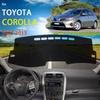 Защитная накладка на панель приборов для Toyota Corolla 2007~2013 E140 E150 Автоаксессуары Коврик на панель 2008 2009 2010 2011 2012