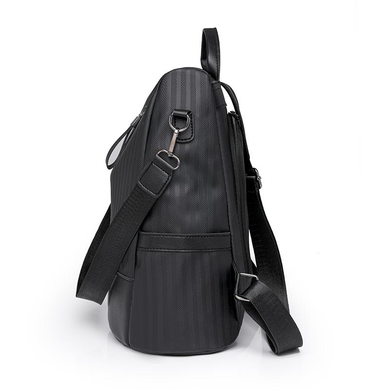 Women's Backpack Solid Color Large Capacity Travel Bag Patchwork Mother Bag