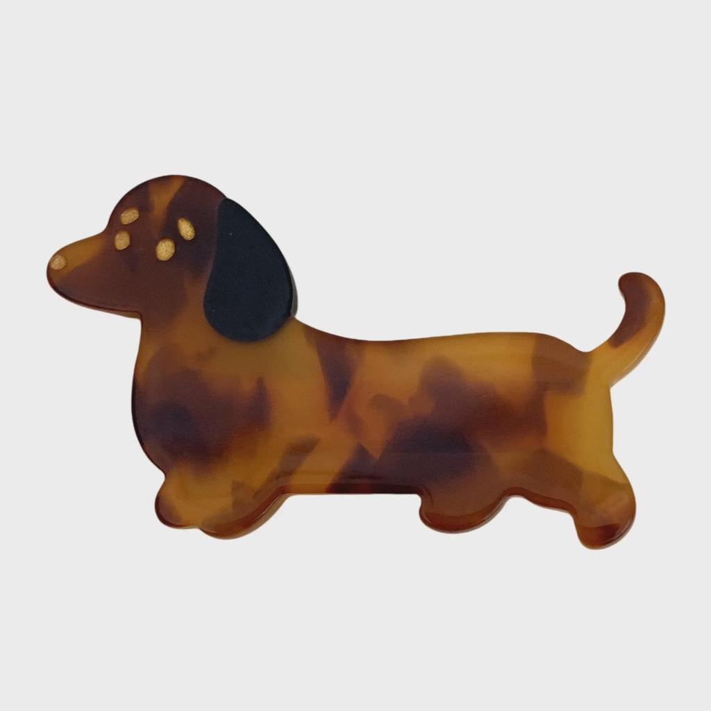 Заколки для волос в виде щенка-сосиски из мультфильма «Утконос» — симпатичная заколка для челки и боковых волос