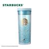 Термокружка Starbucks Micro Blue Rhythm с трубочкой, 400 мл