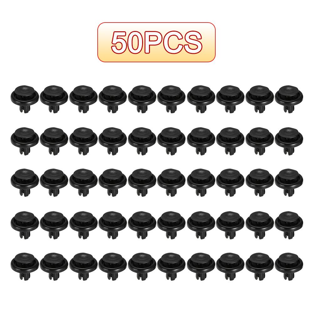 Автомобильные крепежные зажимы, 50 шт., пластиковые фиксаторы, автомобильные канцелярские заклепки, зажимы для отделки, универсальные