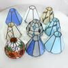 E27 Tiffany Stained Glass Lampshade For Holder Table Lamp Hanging Lights Потолочное освещение Настенные бра Светильники Только абажур