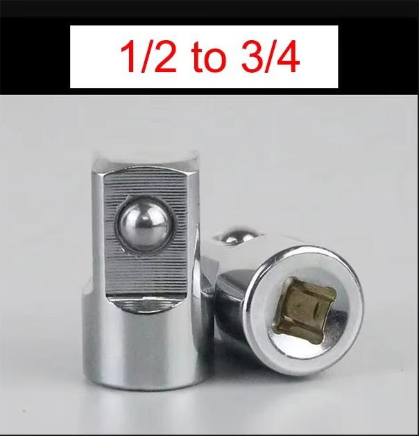 Набор переходников для торцевых головок Адаптер-втулка 1/2 Большой 3/8 Средний 1/4 Малый Сменный адаптер Насадка для трещоточной рукоятки