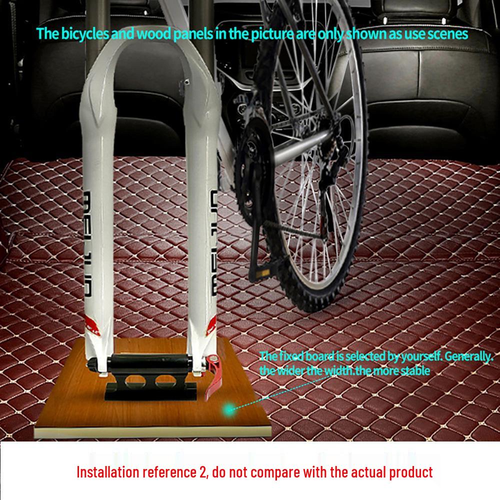 Fixed Fork Mount Car Roof Rack with M20*110mm Thru-Axle Fork Compatibility