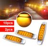 10 шт. 12-24 В светодиодный 12 светодиодный автомобильный боковой габаритный фонарь универсальный для грузовика для грузовика прицепа грузовика каравана водонепроницаемый габаритный фонарь