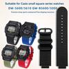 Ремешок для часов GM5600 для CASIO Casio Серии DW-5600/5610 GW-B5600/5000 Модифицированный Нейлоновый Холщовый Мужской Ремешок для Часов Аксессуары