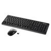 Buffalo Wireless Keyboard and Mouse Set, Durable and Long-Lasting, Ideal for Remote Work, Easy Connection, and Support (BSKBW125SBK)