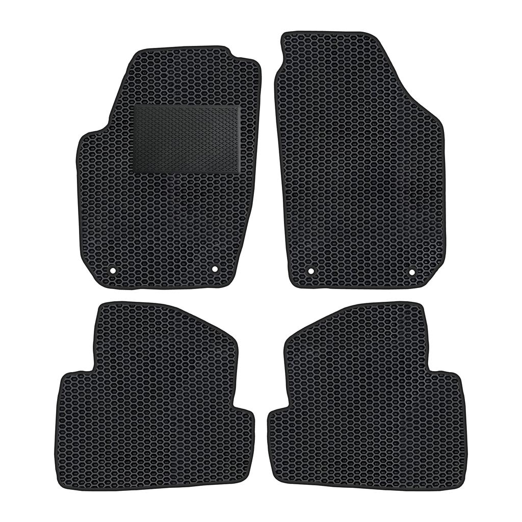 Complete Set of Car Floor Mats Made of EVA, Fitting Skoda Fabia II 2007-2014, with Extra Reinforcement