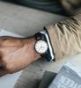 Stylish Leather Band Business Thin Brand Simple Watch P [BUREI] Men's Men's