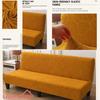 LANMOLIFE Stretch Futon Slipcover Armless Sofa Cover Furniture Protector Without Armrests Slipcover Soft
