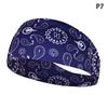 Sports Hair Bands Elastic Yoga Hairbands Absorbing Sweat Headband Women Men Running Fitness Turban Outdoor Gym Head Wrap Bandana