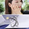 Модное женское кольцо-крест европейского и американского стиля - Парные украшения для указательного пальца в японском и корейском стиле.