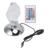 Crystal Table Lamp 16 Different Colors 4 Luminous Modes Decorative USB Charging with Remote Control