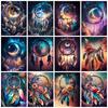 Diamond Painting Set Dream Catcher Landscape Full Square Round 5D Diy Embroidery Mosaic Feather Home Decor