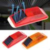Solar Powered Flashing Warning Safety Strobe Light Enhanced Visibility LED Flashing Beacon for Trucks Barriers