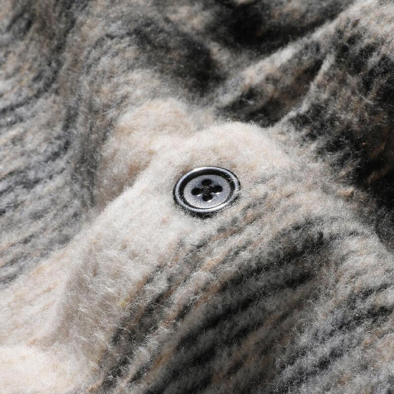 Cozy Up High Street Men's Plaid Shirt Jacket Vintage Double Pockets Designer Loose Cardigans Cargo Work Shirts Daily Couple Clothes