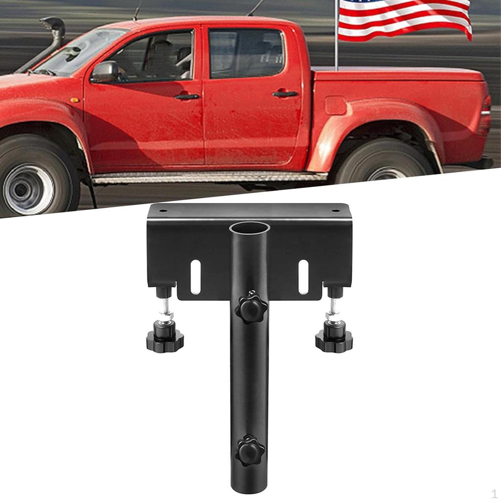 Крепление для флагштока на грузовик, универсальный держатель для флагштока без сверления, монтажный кронштейн для прицепа до 1,2 дюйма
