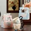 Cute Butterfly Ceramic Mug Gift Set