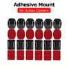 Helmet Adhesive Sticky Mounts Flat Curved Mount for GoPro Hero 12 11 10 9 8 7 6 5 Insta360 X3 AKASO DJI OSMO SJCAM Action Camera
