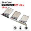 Для Samsung Galaxy S25 Ultra Лоток для SIM-карты Держатель для двух SIM-карт Слот Запасная часть Черный Серебристый Золотой