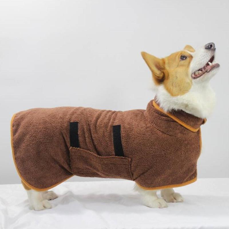 Банное полотенце для домашних животных, халат из микрофибры для собак, впитывающее полотенце для кошек, товары для домашних животных