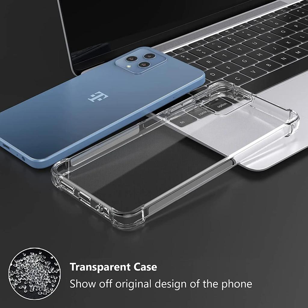 Soft TPU Transparent Phone Case for TCL T-Mobile Revvl 7 6x 6 Pro T Phone 2 5G Shockproof Airbag Protective Cover