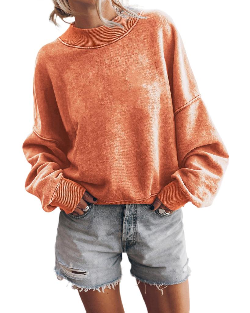 Azura Exchange Drop Shoulder Pullover Sweatshirt