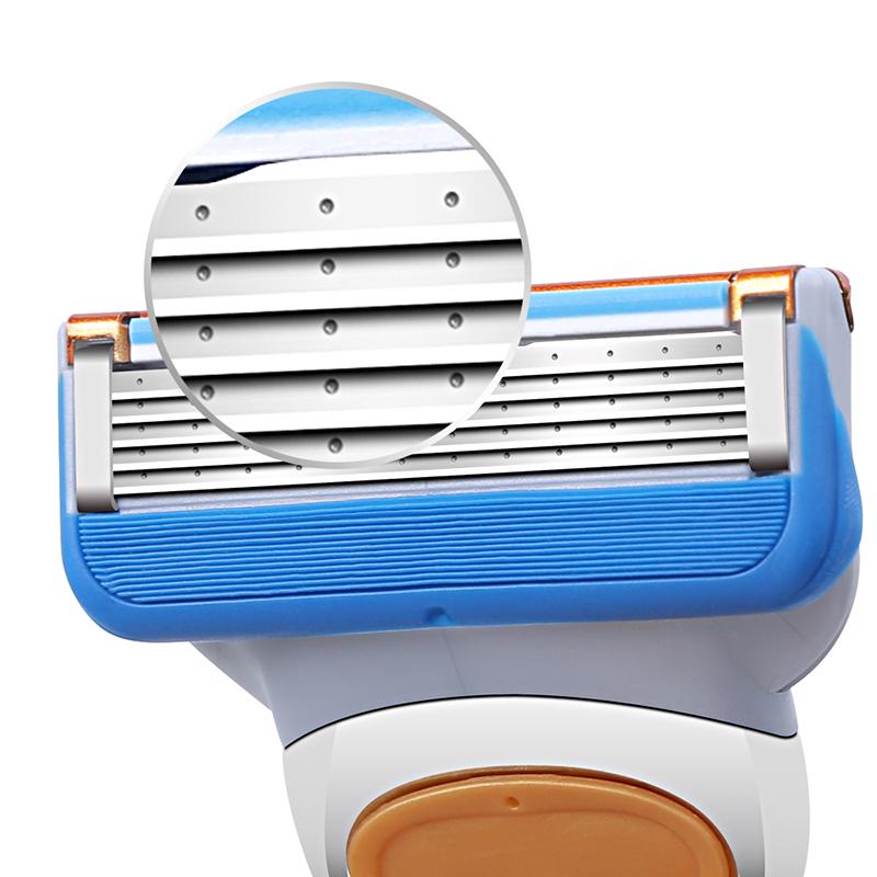 4 шт. Мужские бритвенные лезвия, высококачественные кассеты для бритья, совместимые с лезвиями для ухода за лицом для мужчин