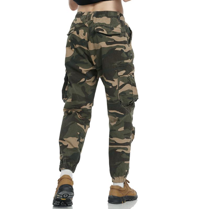 Брюки-карго камуфляжного цвета, мужские осенние многокарманные рабочие комбинезоны, повседневные брюки из хлопка для отдыха, спортивные брюки