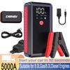 5000A Peak Car Jump Starter for 8.0L Gas/8.0L Diesel Engines - with LCD Display, Dual USB Compatible and 12V DC PORT